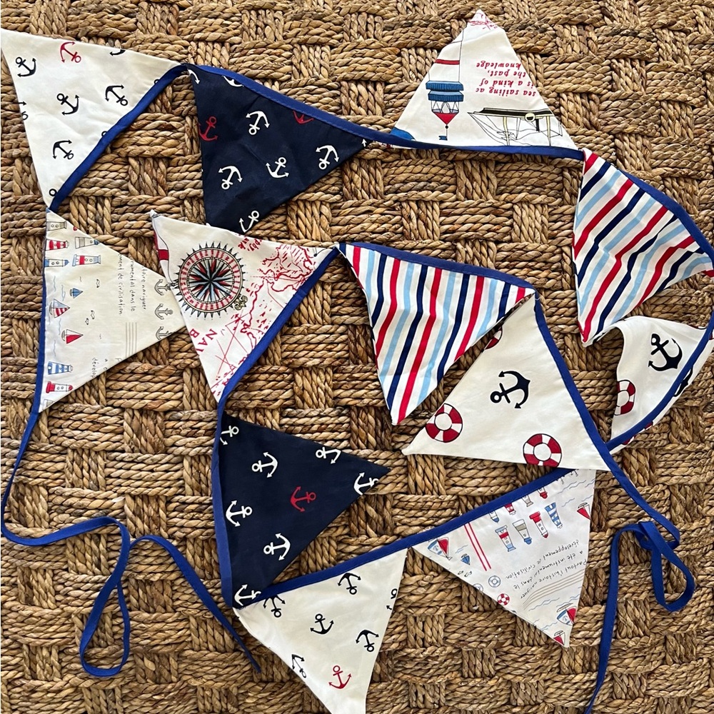 Nautical Themed Bunting Banner